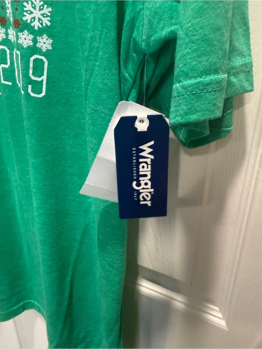 Wrangler NWT Long Live Cowboys Las Vegas 2019 NFR Graphic T-Shirt XL Green - Picture 6 of 8
